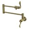Kingston Brass KS4103DFL Wall Mount Pot Filler, Antique Brass KS4103DFL - alternate 1